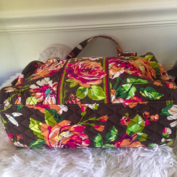 Vera Bradley Quilted Satchel - Picture 6 of 9
